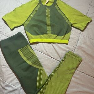 Fabletics Green Activewear Set